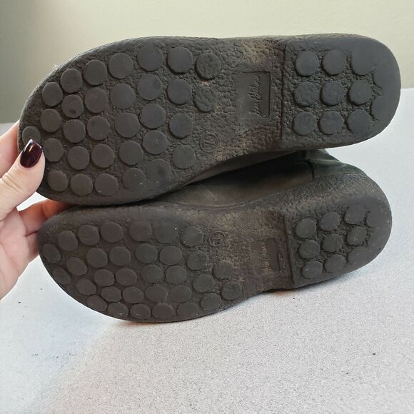 Sam Edelman Womens Brown Leather Round Toe Mid Calf Lace Up Snow Boots Size 7 - Picture 6 of 7